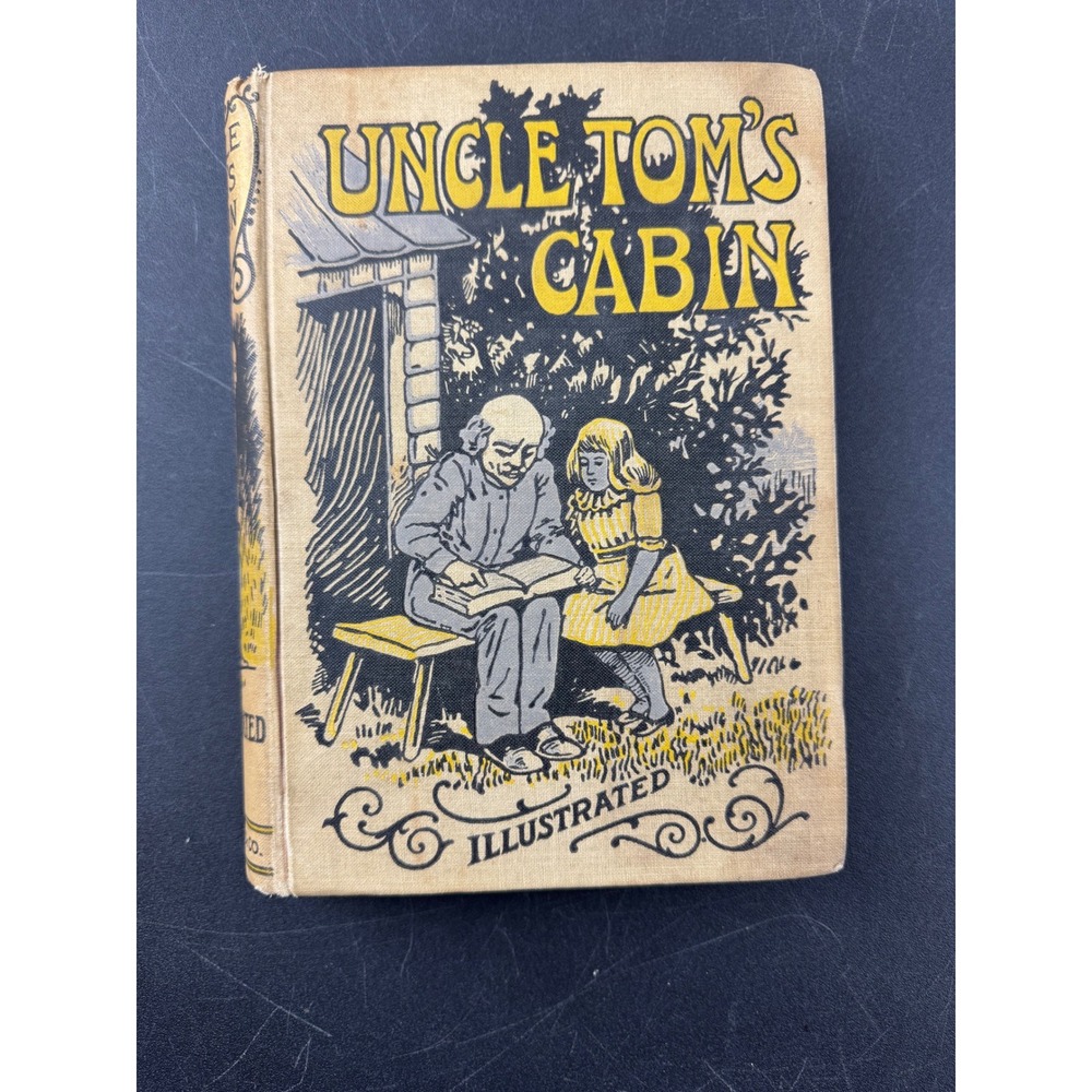 Uncle Tom's Cabin Harriet‎ Beecher Stowe Hurst and Co Antique 1903 Inscription